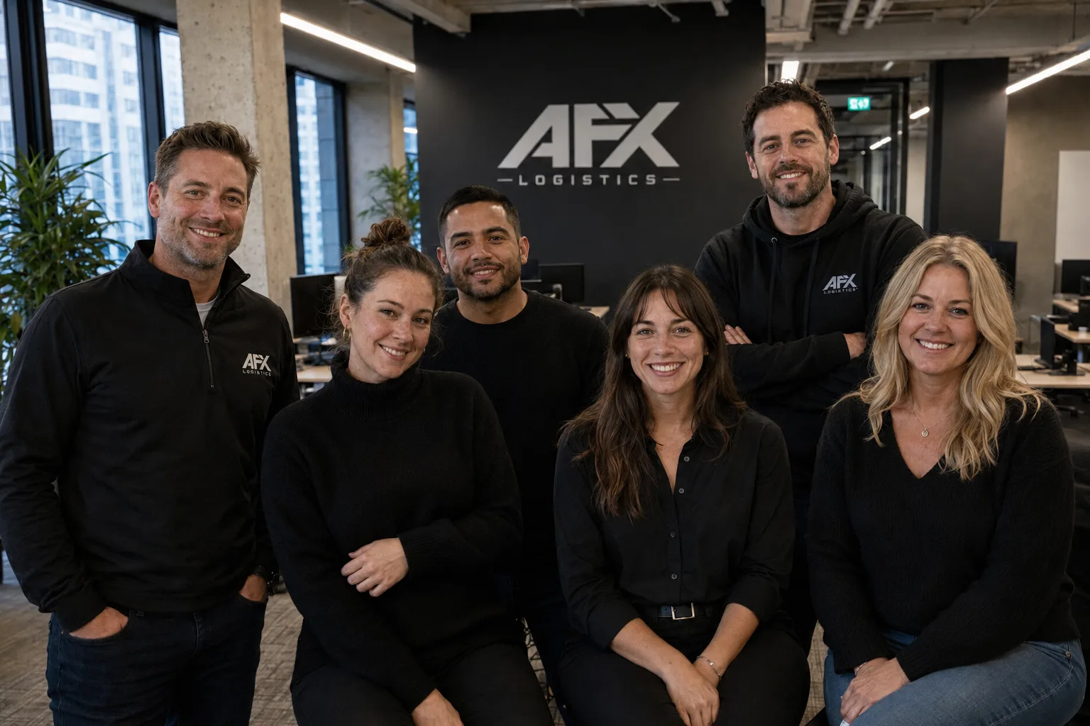 The AFX Logistics team at the Tulsa office